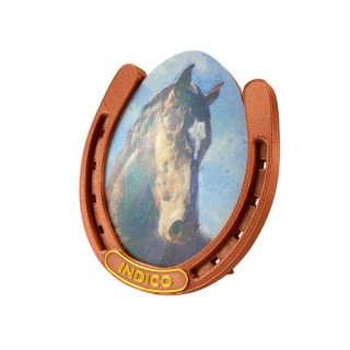 Horseshoe Frame in Copper