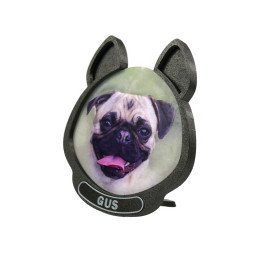 Sparky Black Dog Keepee Frame